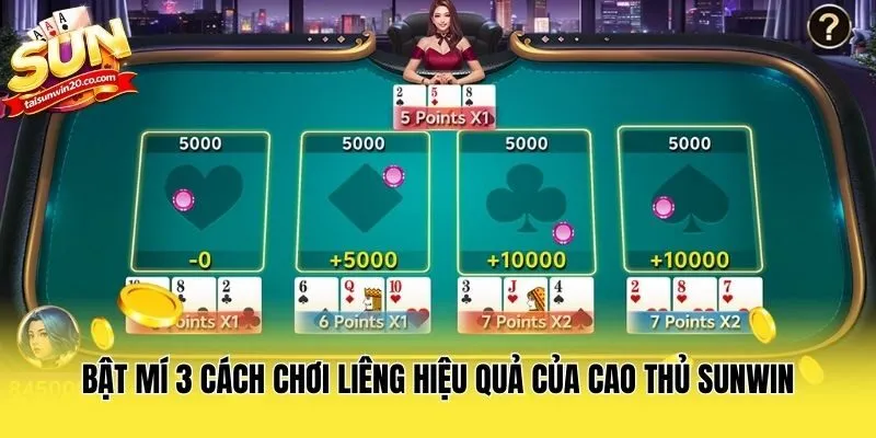 Bật mí 3 cách chơi Liêng hiệu quả của cao thủ Sunwin