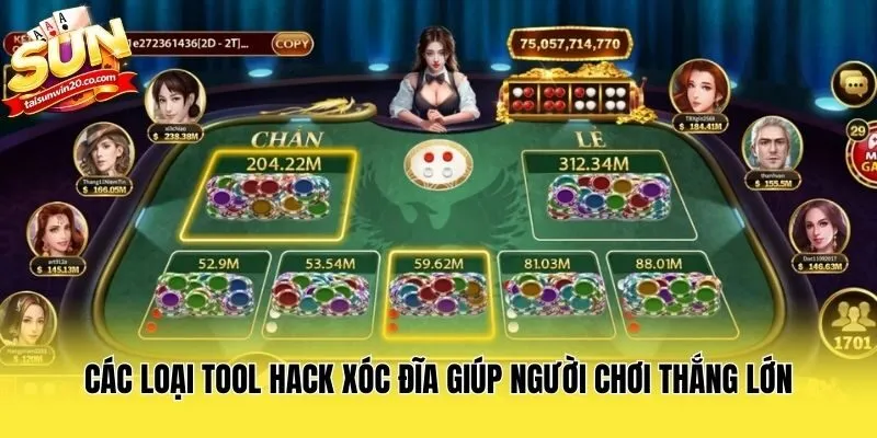 Các Loại Tool Hack Xóc Đĩa Giúp Người Chơi Thắng Lớn