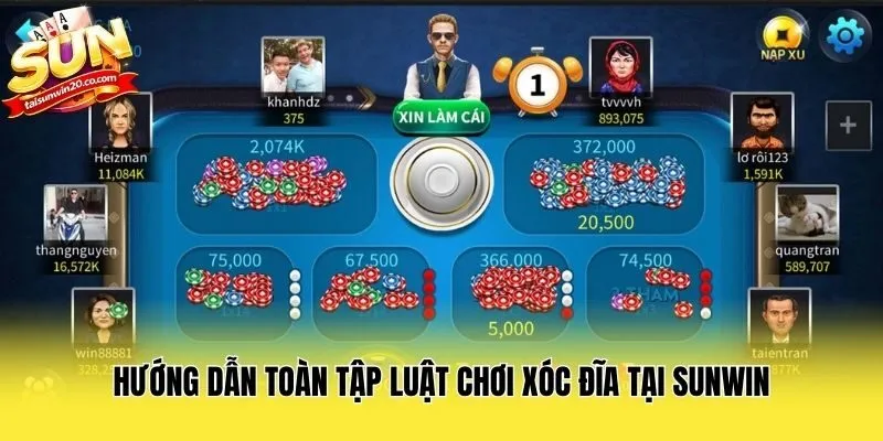 Hướng dẫn toàn tập luật chơi xóc đĩa tại Sunwin