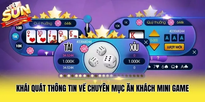 Khái quát thông tin về chuyên mục ăn khách Mini game