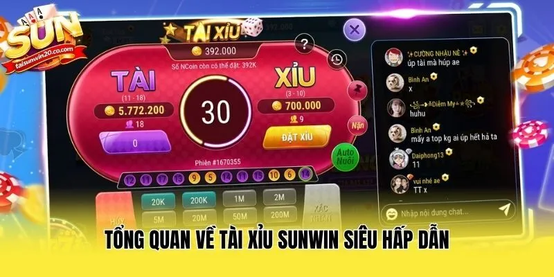 Tông quan về tài xỉu Sunwin siêu hấp dẫn